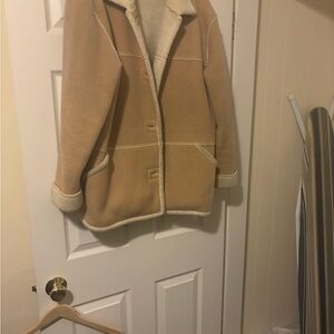 Jennifer Moore Cream Teddy Jacket